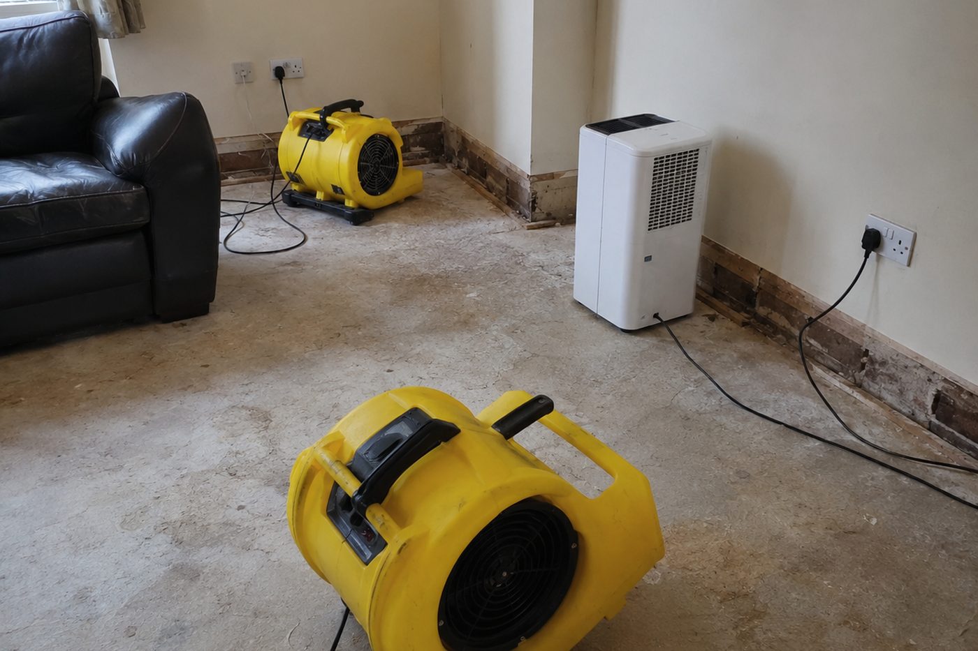 Specialised drying equipment in a Hull home
